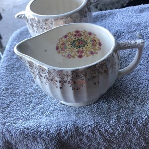 Vintage sugar and creamer